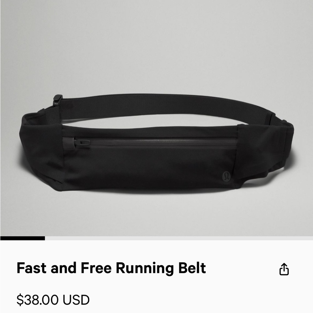 Lululemon Fast and Free Running Belt